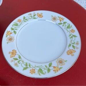 1970s Vintage Floral Generation Salad Plate, Fine China